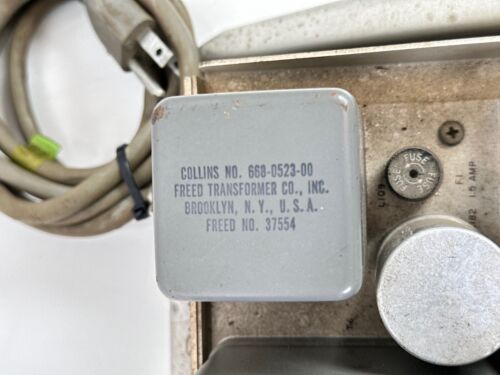 Collins 51S-1 Odbiornik Skrzydlaty emblemat z blokadą tarczy Serial 5006 - Zdjęcie 11 z 17