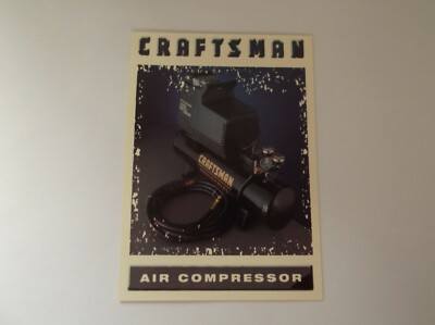 Sears Roebuck & Co: Craftsman 94-95 ''COMPRESSOR'' #28 Trading Card