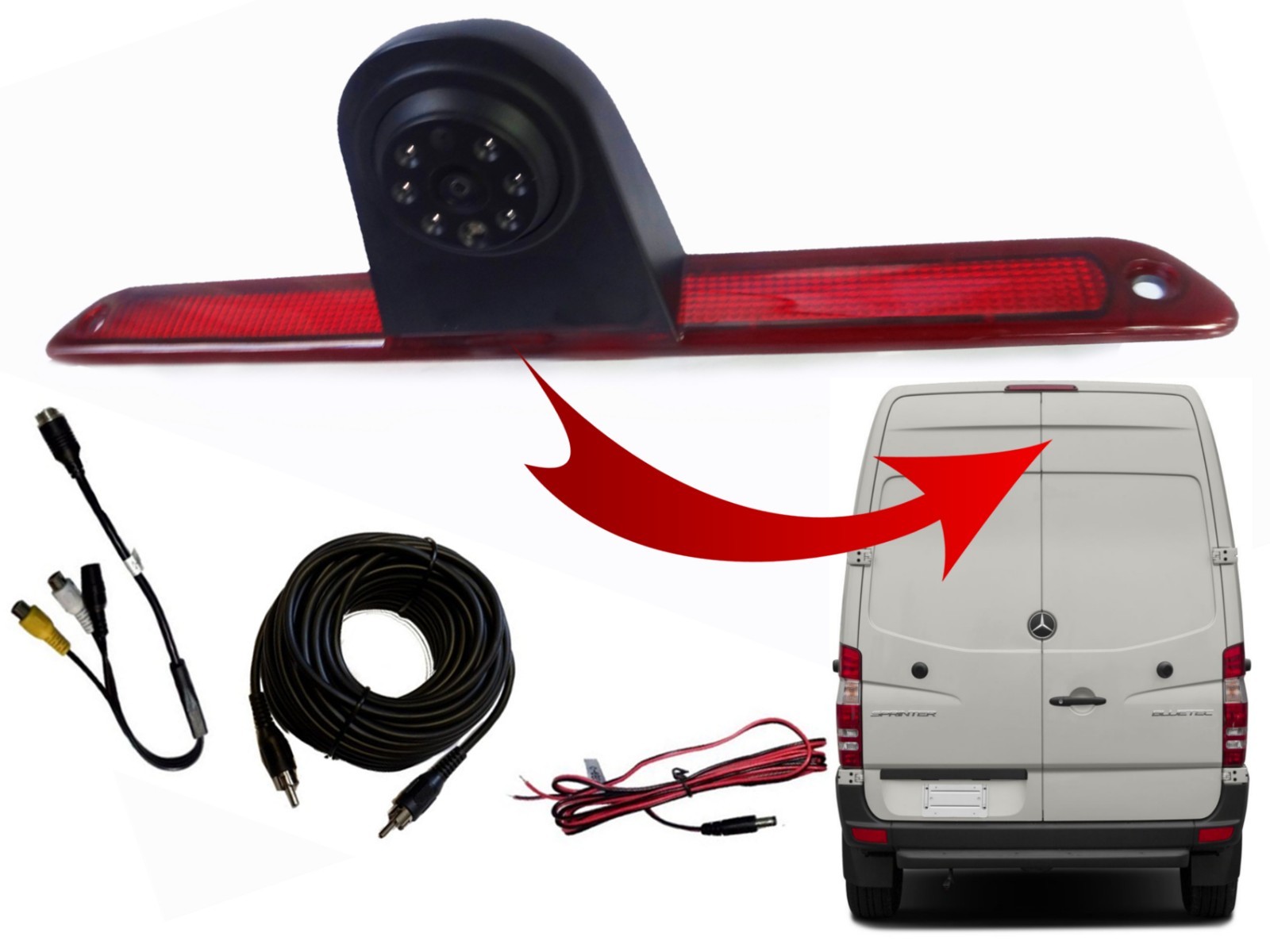 Reverse Reversing Brake Light Camera For Volkswagen VW Crafter Van 2005 - 2017