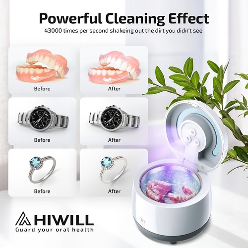 42kHz Portable Sonic Dental Clean Pod For Mouth Guard Denture Aligner Invisalign - Picture 7 of 7