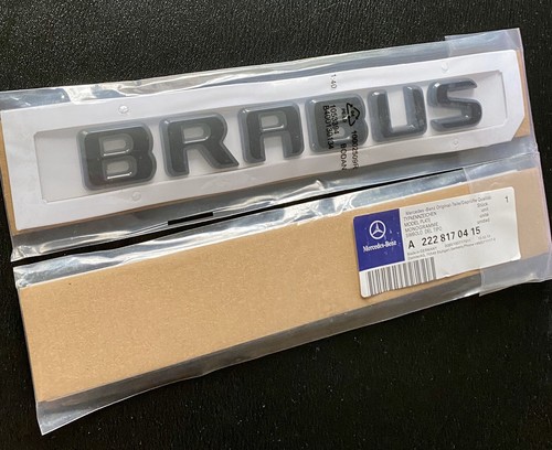 New Gloss Black BRABUS Rear Badge Emblem Logo For Mercedes Benz UK Seller đŦđ§ - Picture 5 of 9