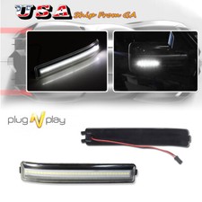 2X White Full LED Mirror Side Lamp Turn Signal Lights For 2009-2014 Ford F-150