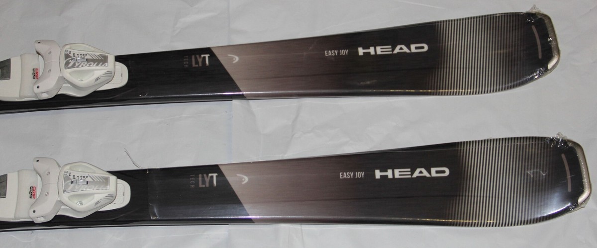 NEW HEAD Easy Joy Womens Skis 148cm b/w + Tyrolia SLR 9.0 GW
