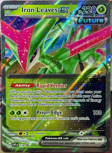 Iron Leaves ex Black Star Promo - SVP128 - Scarlet & Violet Pokemon 2024
