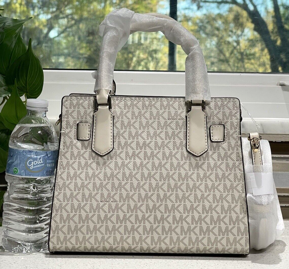 MICHAEL KORS HAMILTON SMALL SATCHEL KEY LOCK CROSSBODY BAG