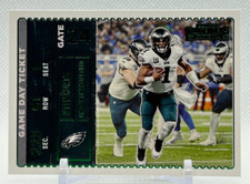 2022 Contenders Football - Jalen Hurts GDT-JHU - 'Game Day Ticket' GREEN Insert!