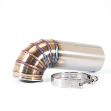 3" Welded Pie Cuts Downpipe V-Band fits Garrett Borg Warner PTE T3 Turbo