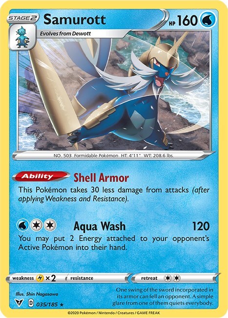Samurott 035/185 Swsh04: Vivid Voltage - 1 of 1