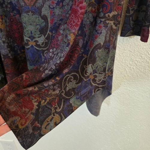 Soft Surroundings Medium Jewel Toned Floral Tunic - Picture 6 of 8