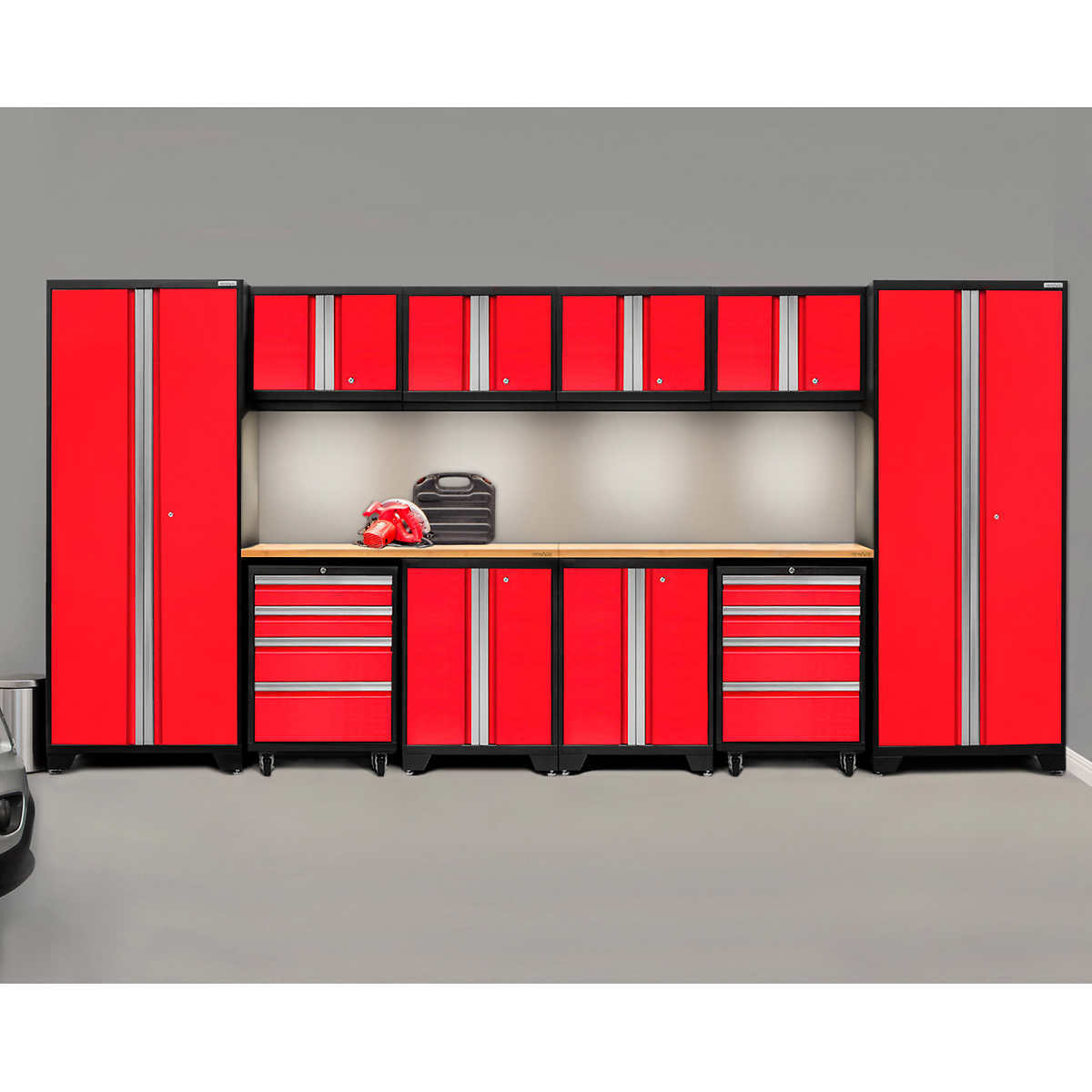 Warehouse Steel Set 12PC Car Garage Metal Storage