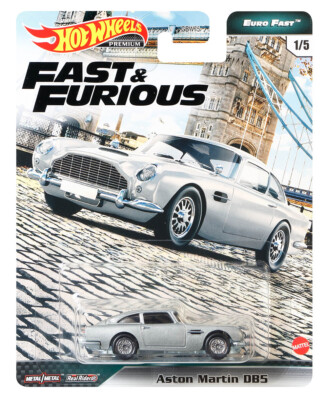 Aston Martin DB5 Fast & Furious Euro Fast 1:64 Hot Wheels GPK55 GBW75