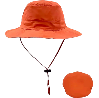 Orange Boonie Bucket Hat-Water Repellent UPF 50+ Sun Protection 52