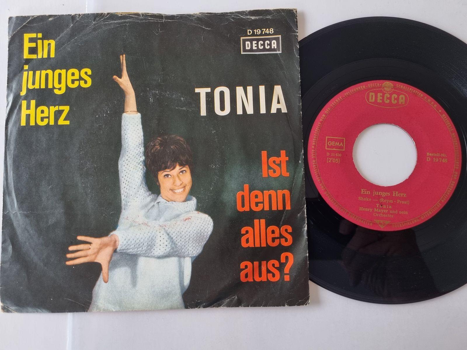 7"" Single Tonia - Ein junges Herz Vinyl Germany