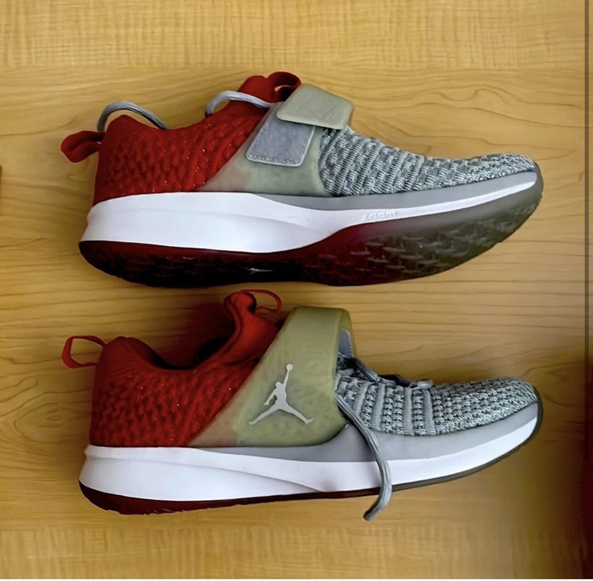 Jordan Trainer 2 Flyknit Grey Red for Sale | Authenticity  display picture 1
