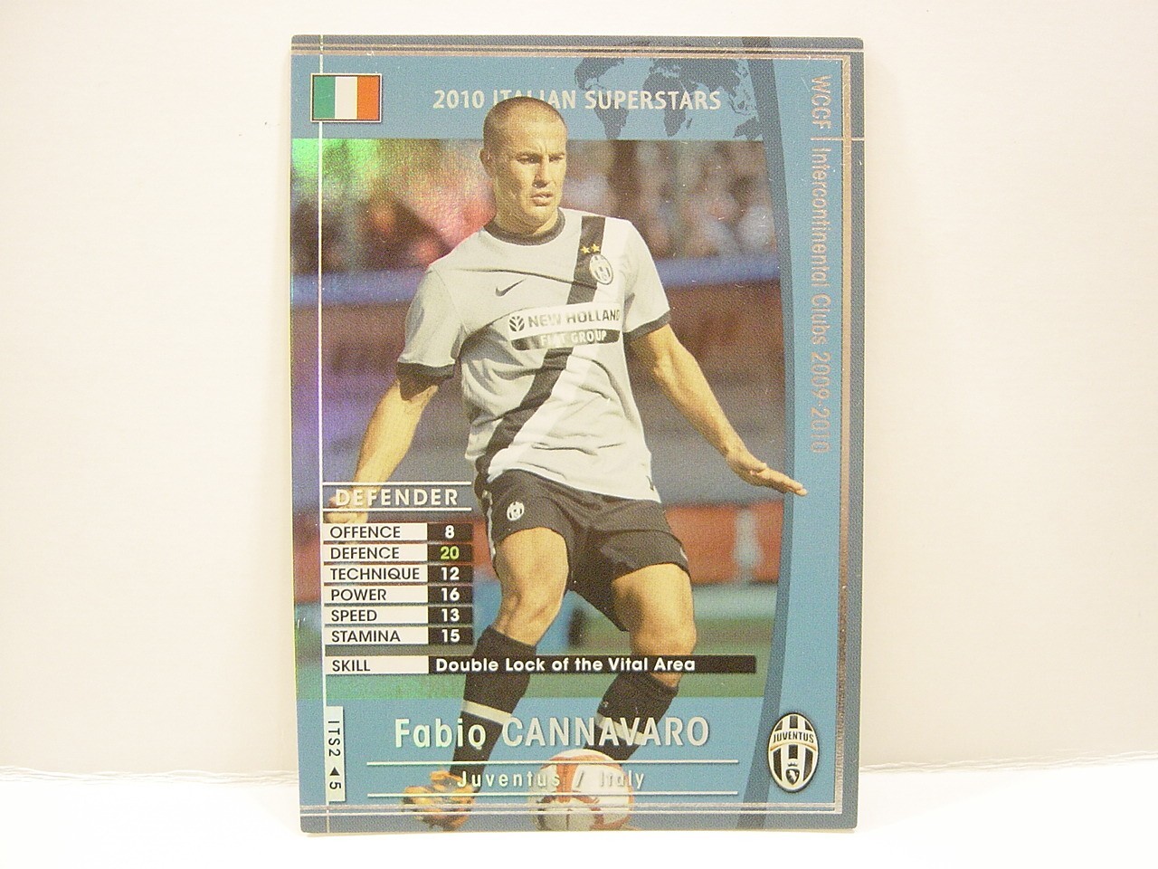 Panini WCCF 2009-10 ITS Fabio Cannavaro 1973 Italy No.5 Juventus Superstar DF/CB