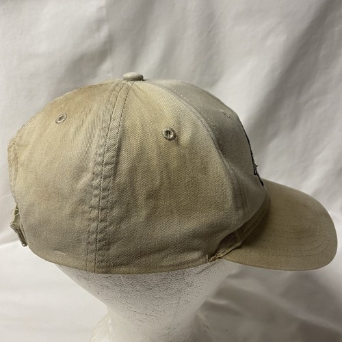Sombrero de sindicato Laborers Local 459 bronceado envejecido manchado con tirantes Belleville - Imagen 6 de 10