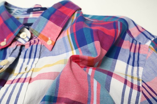 Camisa GANT Regular Para Hombre XL Cuadros Multicolor Bolsillo Logo Abotonada - Imagen 8 de 10