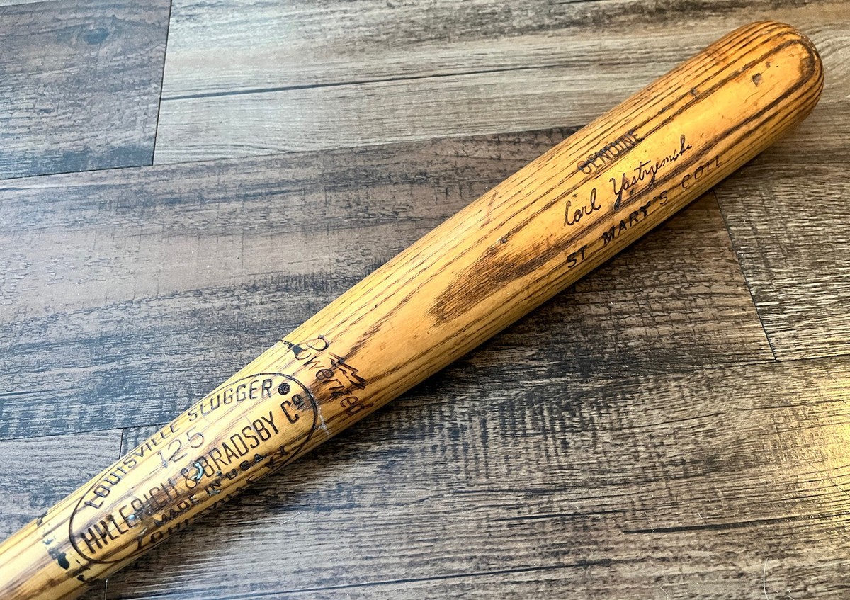 Vtg 60s Carl Yastrzemski Louisville Slugger K48 Baseball Bat 33