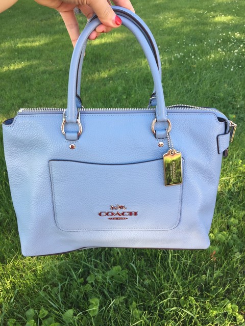 cornflower blue handbag