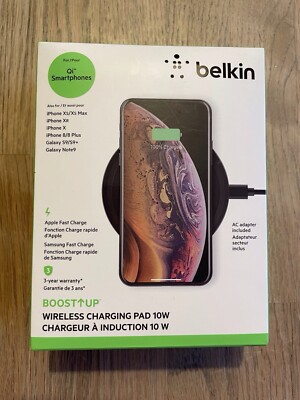 Belkin Boost Charge kabelloses Ladepad 10 W  QC 3.0 NEU OVP