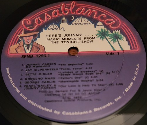 Johnny Carson Here's Johnny Magic Moments From The Tonight Show 2X Vinyl LP 1974 - Picture 4 of 8