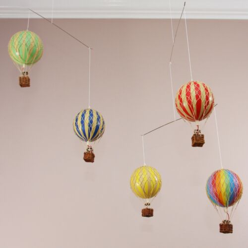 Hot Air Balloon Decorative Nursery Mobile Hanging Aviation Baby Kids Home Décor - Picture 1 of 10