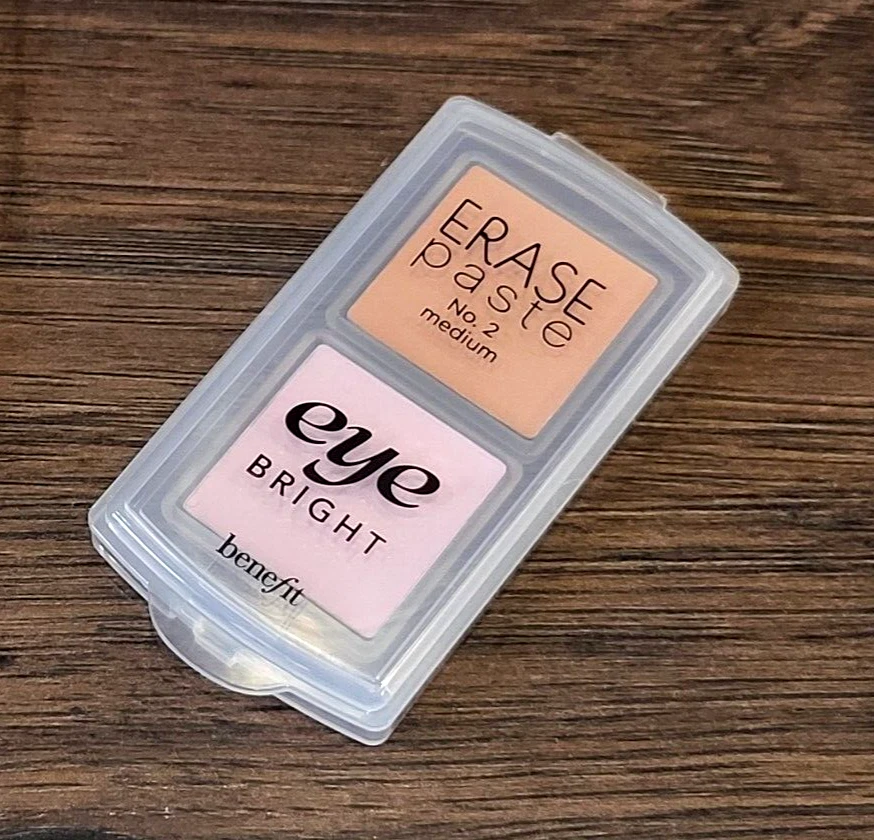Benefit Erase Paste No. 2 Medium Eye Bright trial travel