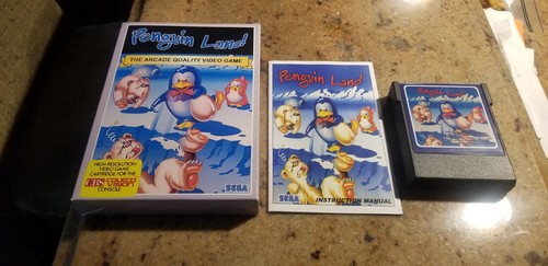 COLECOVISION PENGUIN LAND HOMEBREW RARE COMPLETE IN BOX CIB SG-1000 PORT 1ST RUN