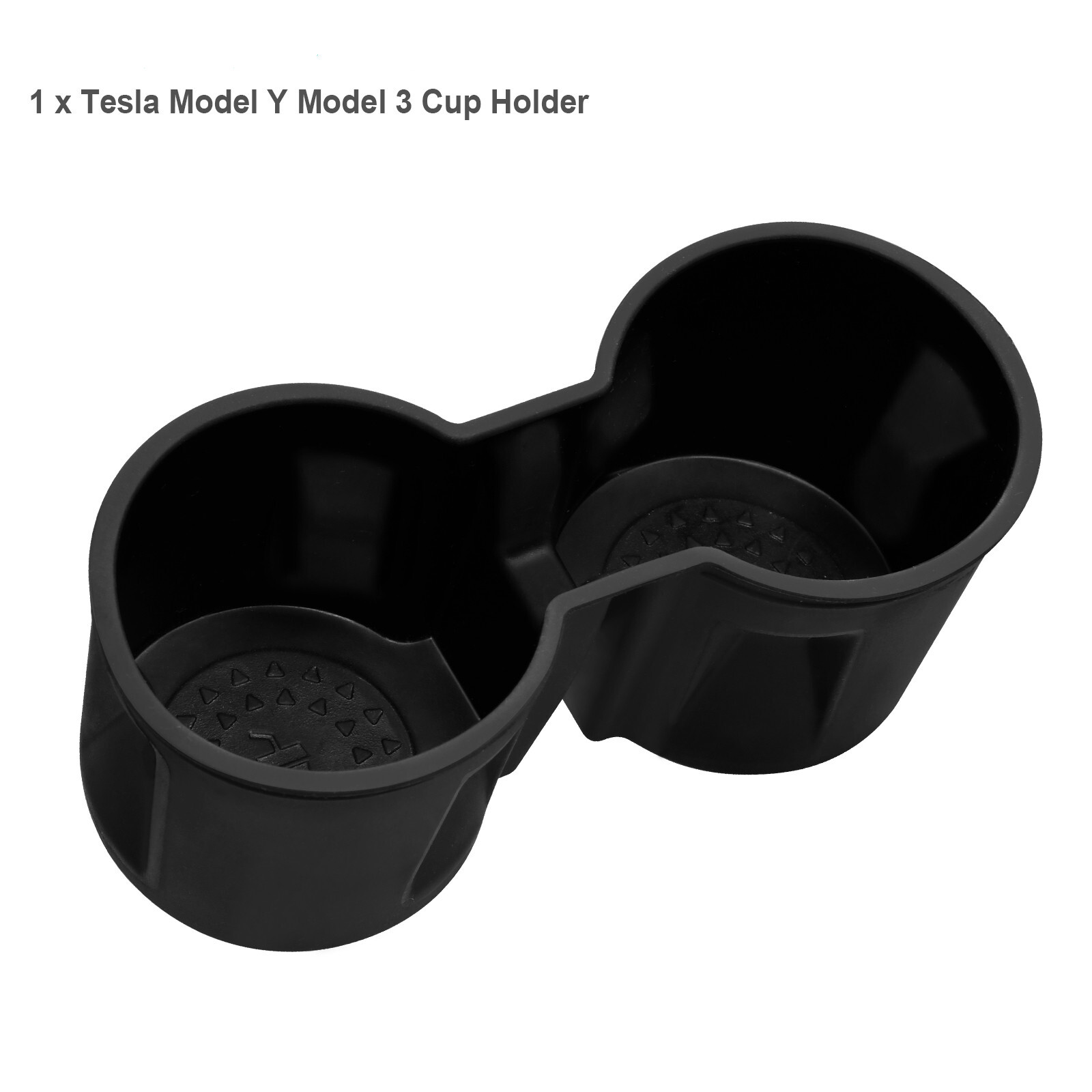 1 PC Cup Holder For Tesla Model 3 Y Insert Console Cup Holder Protector Rubber