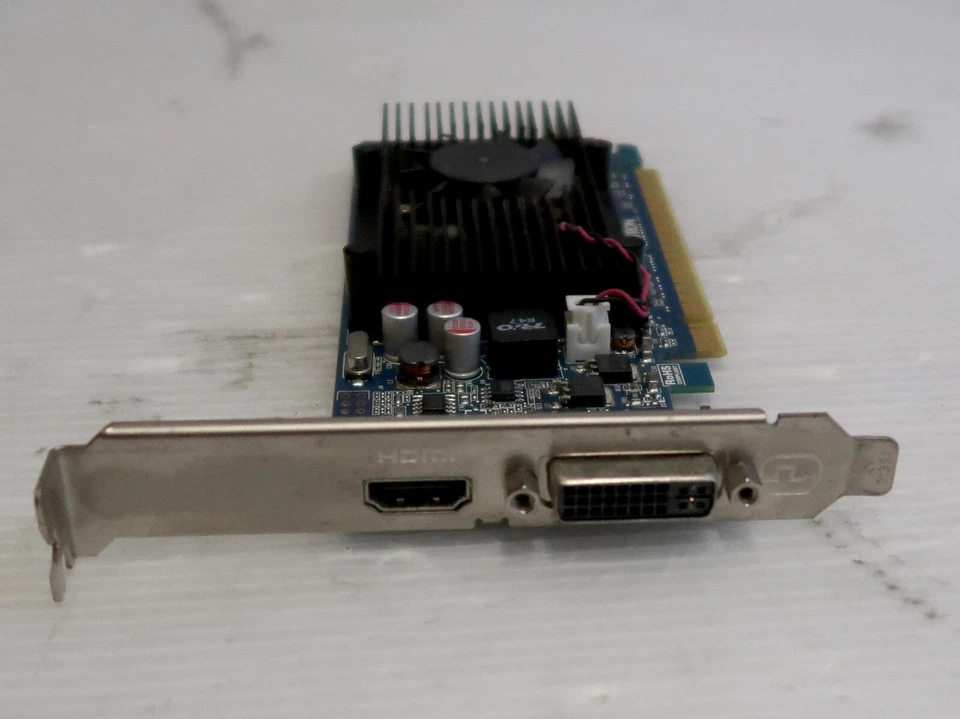 GeForce GT 620 1GB, DDR3, PCI-E, HDMI, VGA, DVI, HP 695610-001 - WORKING - Image 2 of 4