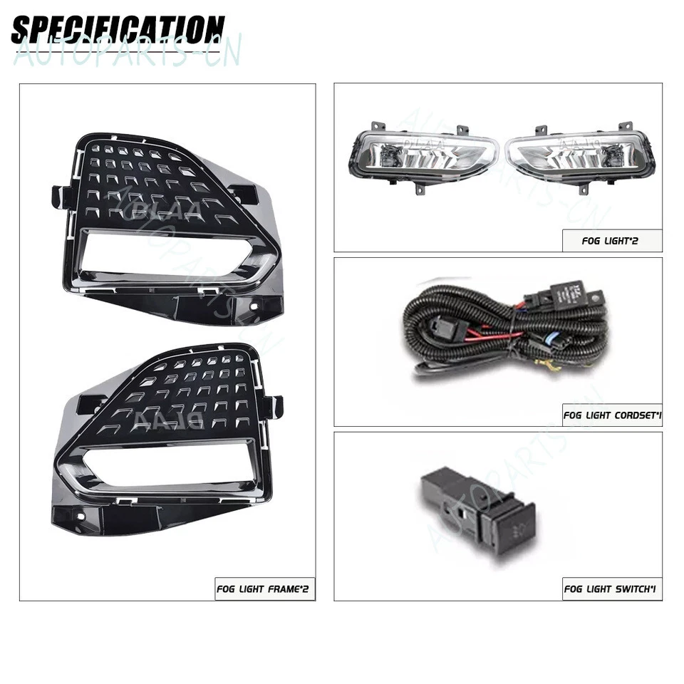 Kits de interruptor de cableado de luz antiniebla LED para parachoques delantero para Nissan Almera Versa 21-22 Foto 4 de 4