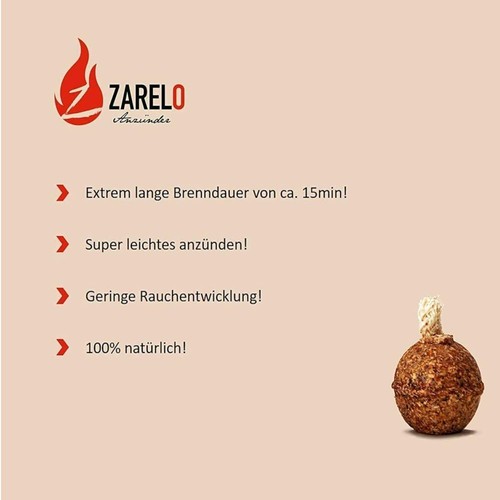 12 x Feuerkugel Kamin - Grillanzünder Anzündhilfe lange Brenndauer Feuerbällchen - Bild 2 von 5