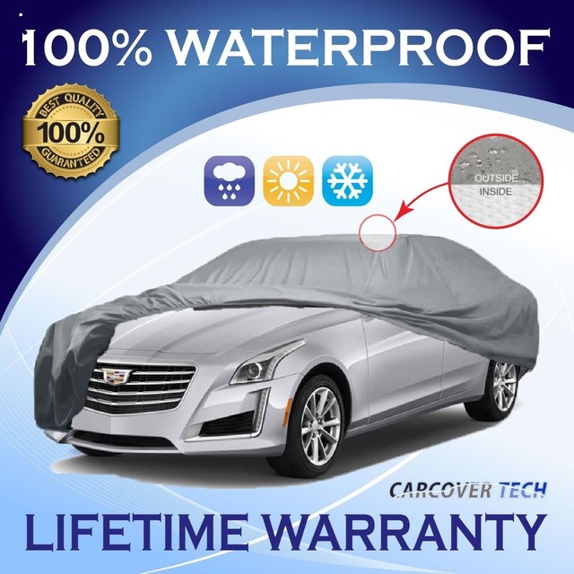 100% Waterproof/All Weatherproof Full Car Cover For ...