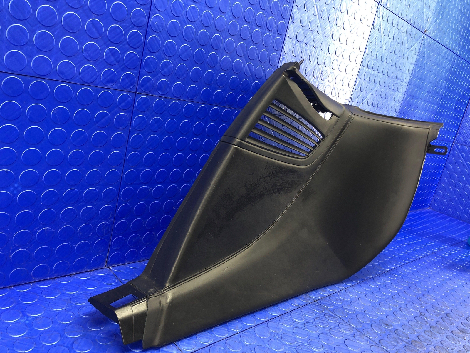2014-2019 BMW I8 REAR RIGHT INNER QUARTER PANEL COVER BLACK LEATHER 51437335812