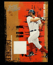 2005 Donruss Leather & Lumber Jason Varitek Game-Used JERSEY 044/100 !!! RED SOX