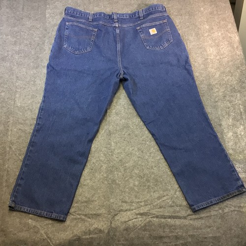 Carhartt Jeans Carpenter Pants Blue Denim Relaxed Fit Men's 48×28 RN 51374 - Picture 10 of 17