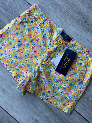 Ralph Lauren Polo bunte S2 Concept helle Blumen Shorts - Alter 7 - neu