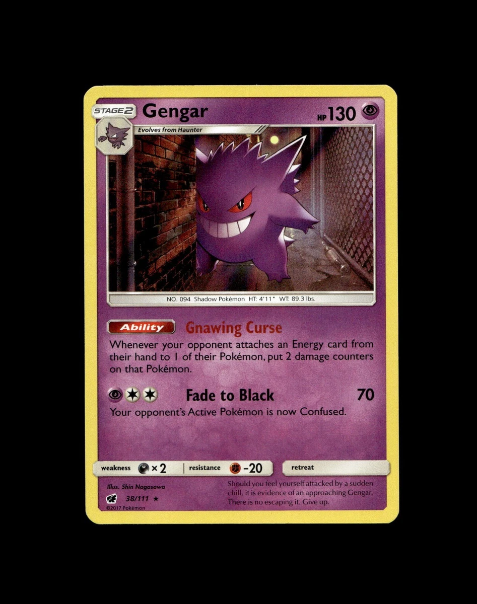 Pokémon TCG Gengar Sm-Crimson Invasion Individual Collectible Card