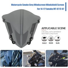 Windschutzscheibe Für Yamaha MT-07 (2021–2024) – Doppelblasen-Design In Grau Rauch – Windschutz & Stil-Upgrade
