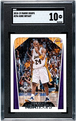 2018-19 Panini Hoops #296 Kobe Bryant SGC 10 GEM MINT | eBay