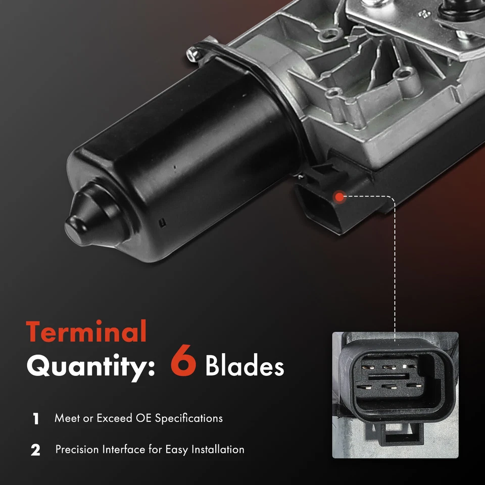 Motor do limpador dianteiro e conjunto de ligação para Pontiac Aztek 2001-2005 Buick 2002-2007 - Imagem 4 de 4