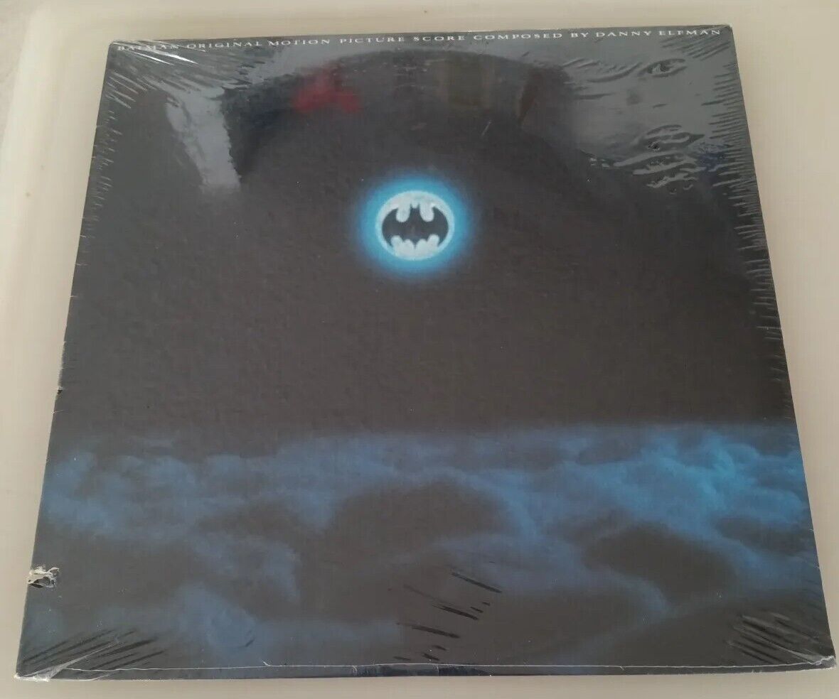 Batman Original Motion Picture Score By Danny Elfman WB Production 1989 LP Vinyl