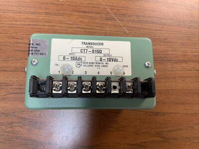 Trasduttore OHIO SEMITRONICS CT7-015D 0-10ADC - Usato In Buone Condizioni