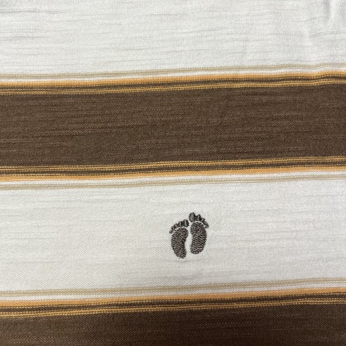 Vintage 80s Hang Ten Striped Ribbed T Shirt USA Large - Bild 3 von 8