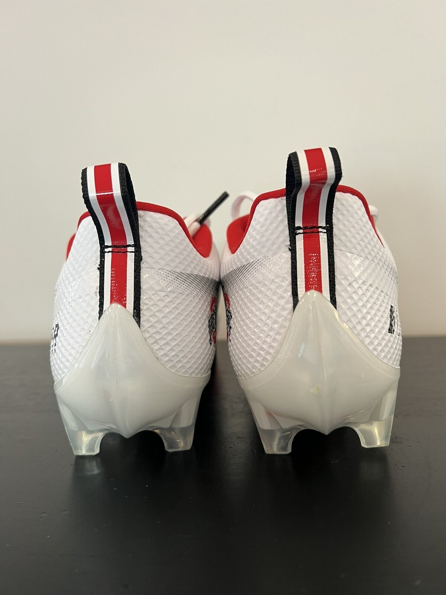 SAMPLE Nike Vapor Edge Speed 360 Ohio State PE White Football Cleats Size 9.5 SAMPLE Nike Vapor Edge Speed 360 Ohio State PE White  main image 4
