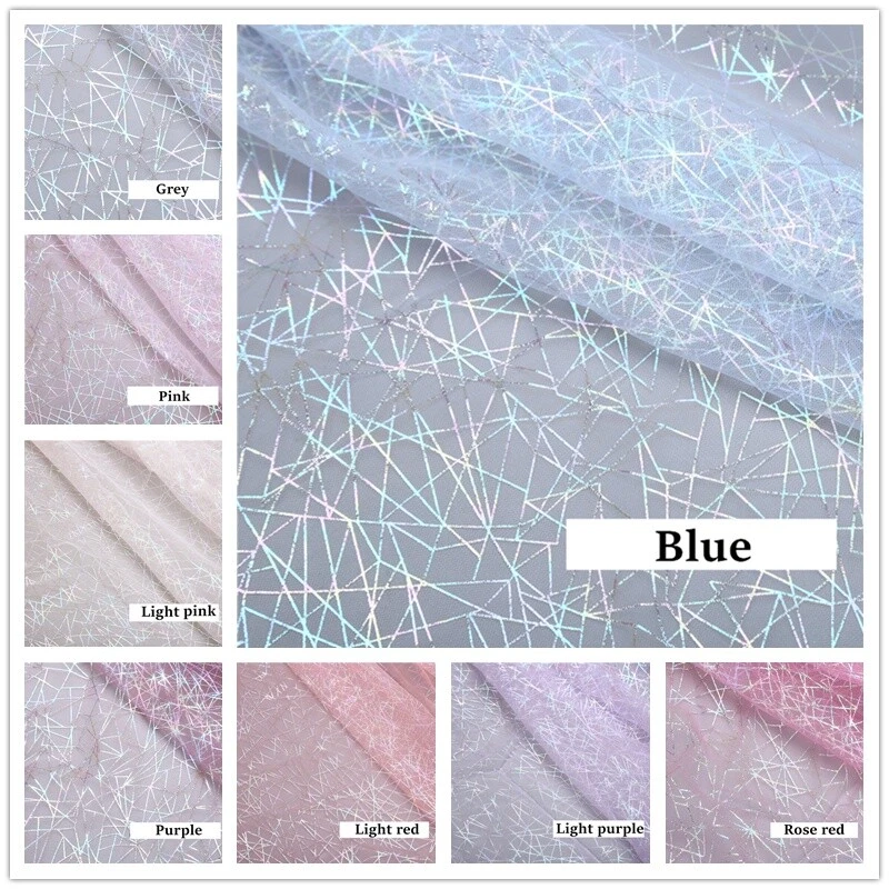 Netzstoff Tüll Durchsichtig Tuch Laser Linien für Kleid Tutu Rock Kostüm Basteln - Bild 4 von 4