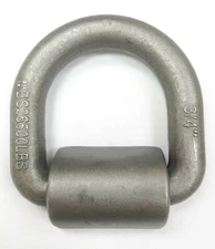 Set of 8 Weld-on 3/4″ Forged D-Rings for Trailer, Truck Tie-down Ring -27013