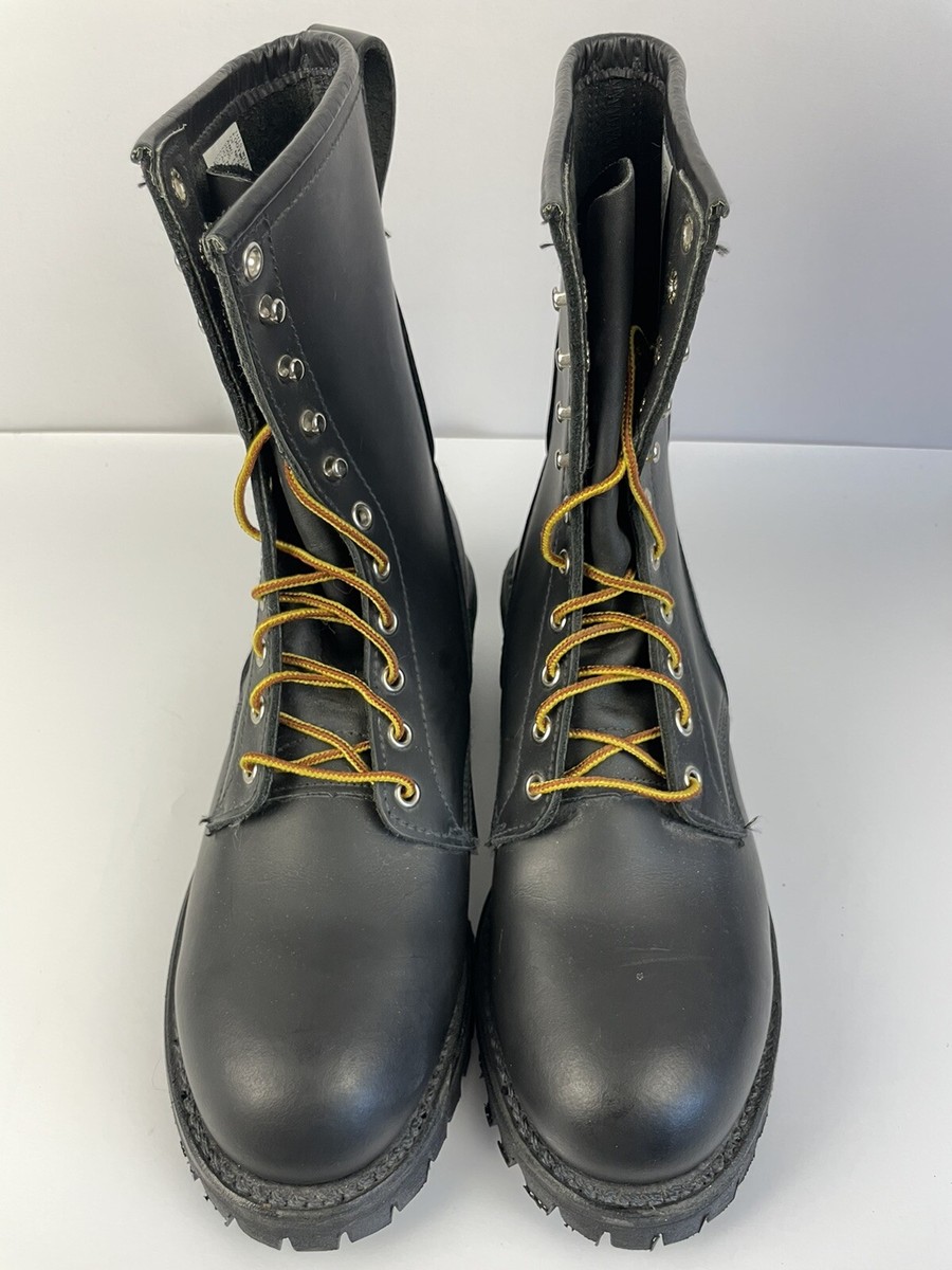 RED WING 699 Vibram Logger Boot Vintage Size 9 D Leather USA RED WING 699 Vibram Logger Boot Vintage Size 9 D Leather USA