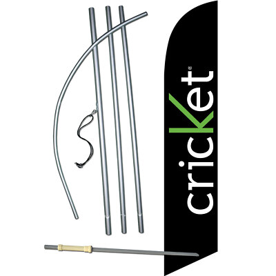 Cricket Complete Swooper Flag Bundle