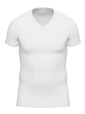 Ammann Day Classic / Feinripp Premium 181230 V-Shirt in weiss